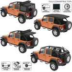 Carica l'immagine nel visualizzatore Galleria, Supertop Ultra Black TWILL - Jeep Wrangler JKU 4 porte