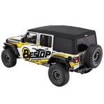 Carica l'immagine nel visualizzatore Galleria, Supertop ULTRA black TWILL BESTOP - Jeep Wrangler JLU 4 porte