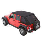 Carica l'immagine nel visualizzatore Galleria, Trektop NX Plus black diamond BESTOP - Jeep Wrangler JKU 4 porte