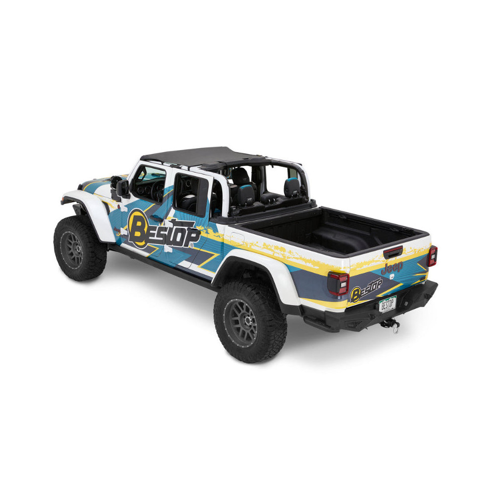 Header Bikinitop Bestop Black Diamond - Jeep JL - JLU e Gladiator JT