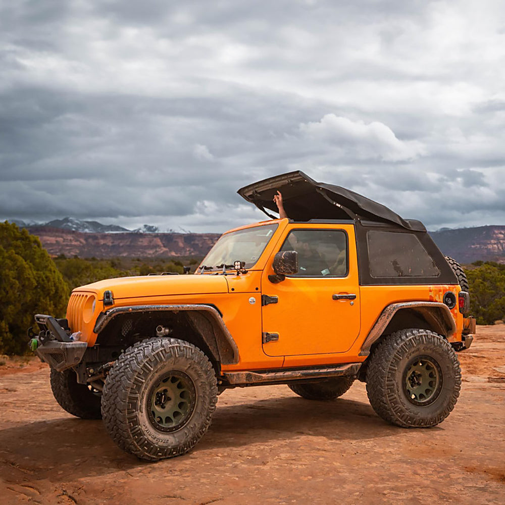 Trektop Glide Black TWILL BESTOP - Jeep Wrangler JL 2 porte