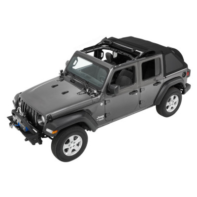 Trektop NX black BESTOP - Jeep Wrangler JLU 4 porte