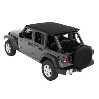 Trektop NX black BESTOP - Jeep Wrangler JLU 4 porte