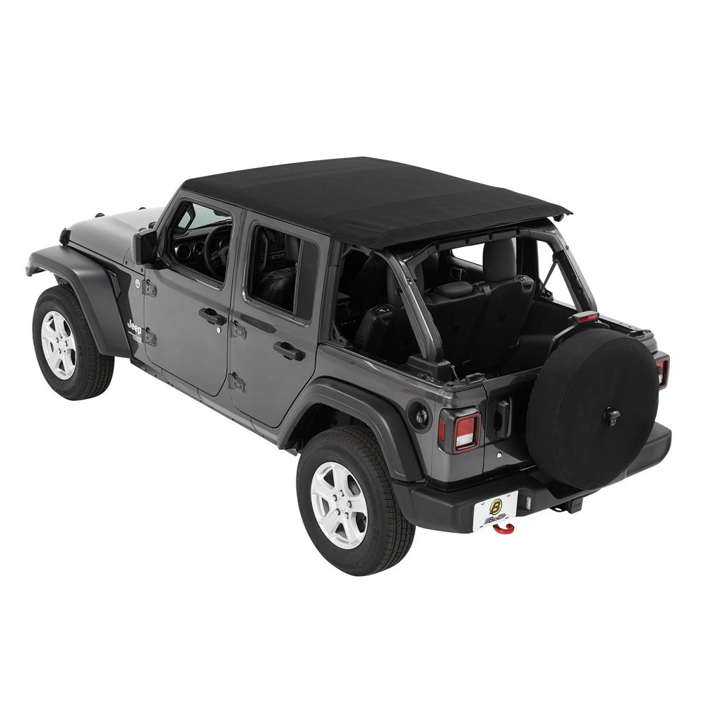 Trektop NX black BESTOP - Jeep Wrangler JLU 4 porte