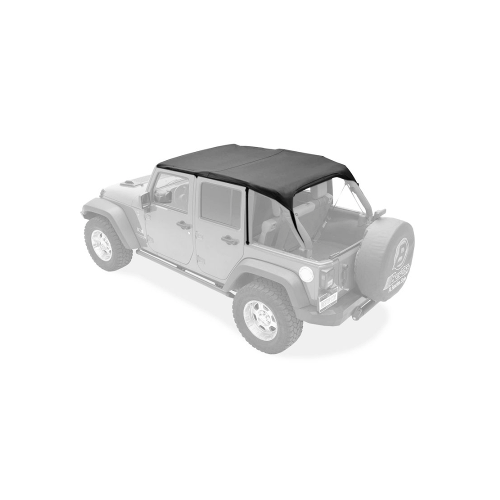 Header Bikini top versione safari - Jeep Wrangler JK 4 porte dal 2010 al 2017