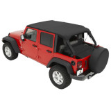 Header Bikini top versione safari - Jeep Wrangler JK 4 porte dal 2007 al 2009