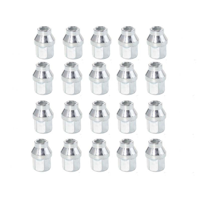 Kit dadi ruota in acciaio per cerchi in lega - Ford - Hyundai - Isuzu - Mitsubishi - Opel - Toyota