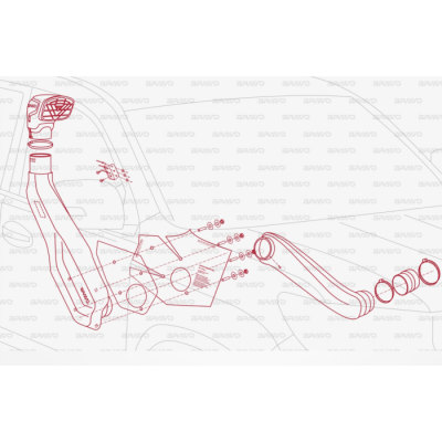 Snorkel Toyota Land Cruiser 150 Prado dal 2009