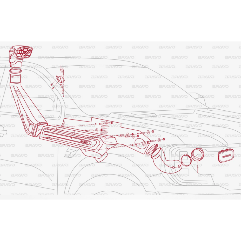 Snorkel Ford Ranger Raptor dal 2023