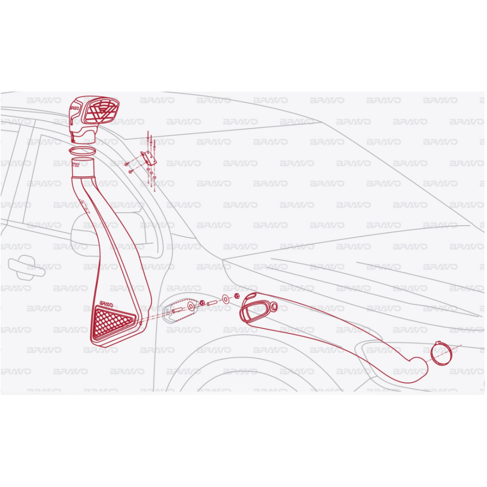 Snorkel Ford Ranger Raptor dal 2019 al 2022