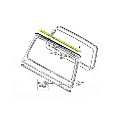 Profilo telaio parabrezza per soft top - Suzuki SJ/Samurai