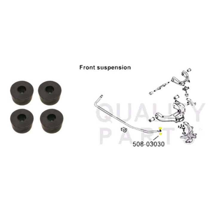 Kit gommini barra stabilizzatrice - Daihatsu Feroza