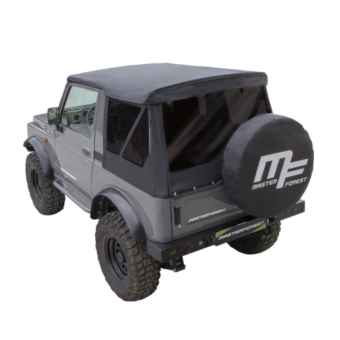 Cappottina / Soft top MODULARE con vetri scuri – Suzuki Sj Samurai