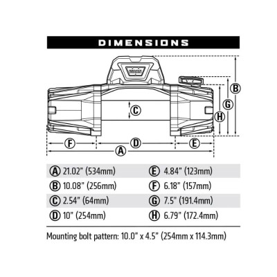 Verricello Warn VR EVO 8-S