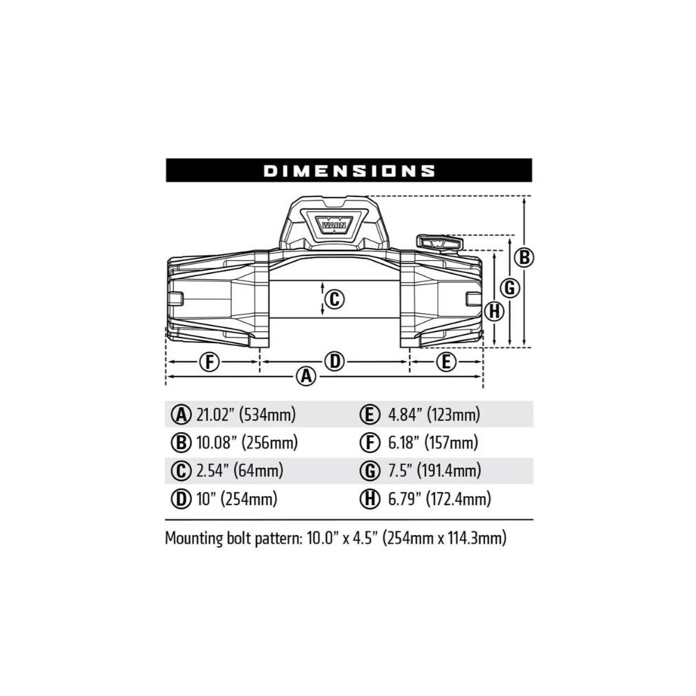 Verricello Warn VR evo 12-s