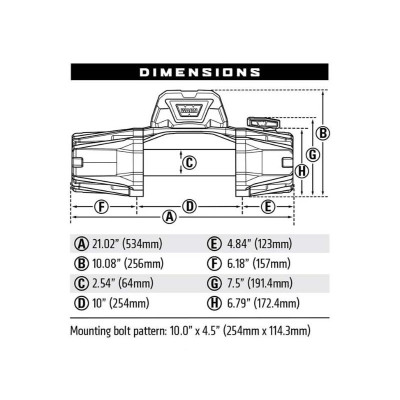 Verricello WARN VR EVO 8