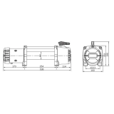 Verricello T-MAX EW12500S MUSCLEFIT (5670KG) 12V