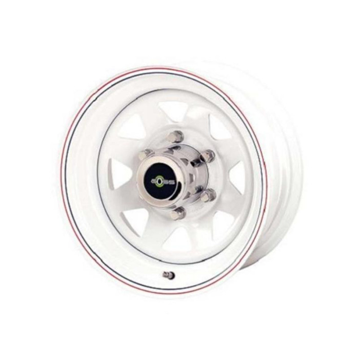Cerchio GOSS Triangular bianco – 5×139.7 Suzuki - Jeep - Daihatsu - Kia - Lada