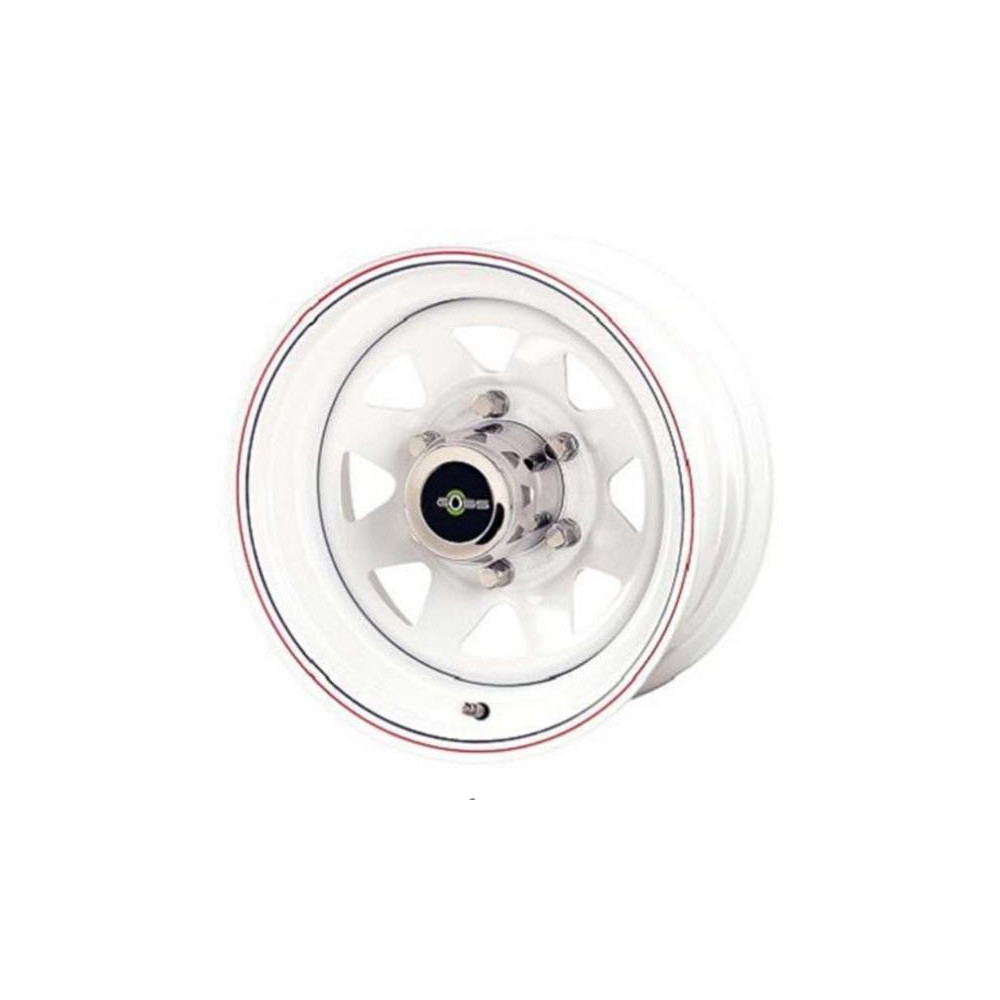 Cerchio GOSS Triangular bianco – 6x139.7 Toyota - Nissan - Mitsubishi - Opel - Hyunday - Isuzu - Mazda - Great Wall