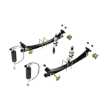 Kit rialzo + 4 cm - Nissan Navara D40 dal 2005 AL 2015