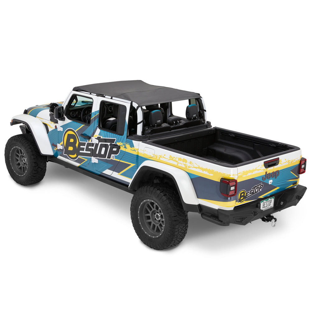 Header Bikinitop Bestop Black Diamond - Jeep Gladiator JT