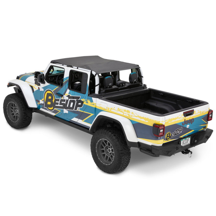 Header Bikinitop Bestop Black Diamond - Jeep Gladiator JT