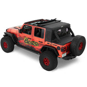 Trektop Half TOP black TWILL BESTOP - Jeep Wrangler JLU 4 porte