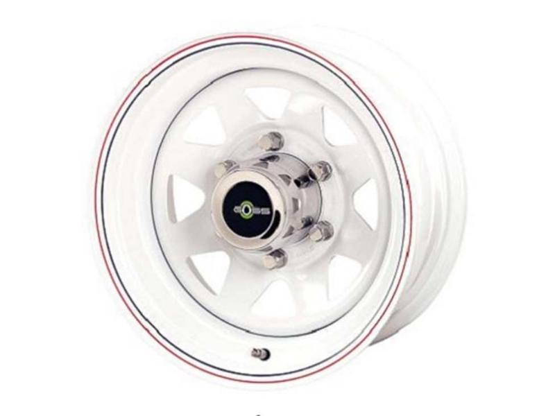 Cerchio GOSS Triangular bianco – 6x139.7 Toyota, Nissan, Mitsubishi, Opel, Hyunday, Isuzu, Mazda, Great Wall