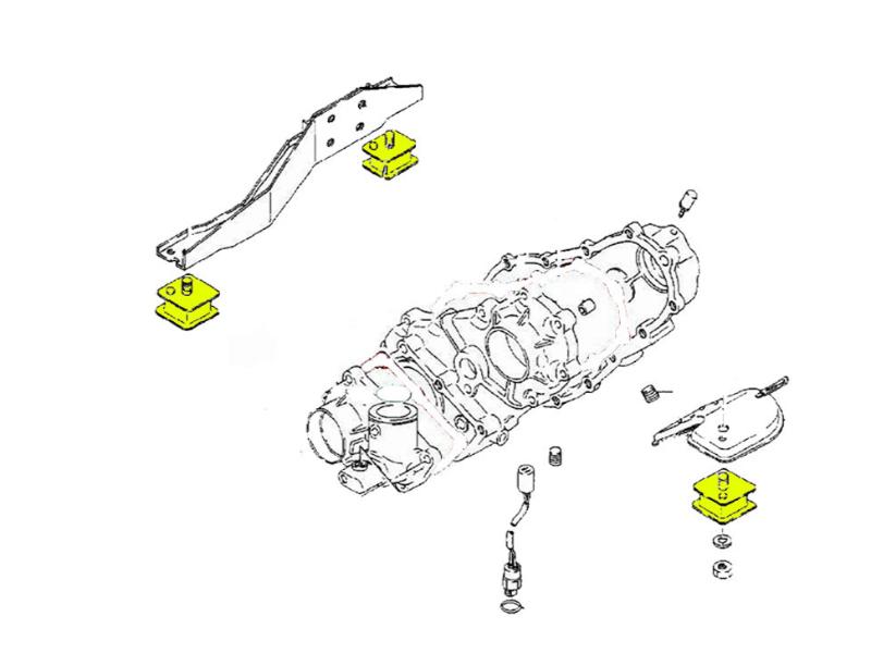 Kit supporti riduttore - Suzuki SJ Samurai