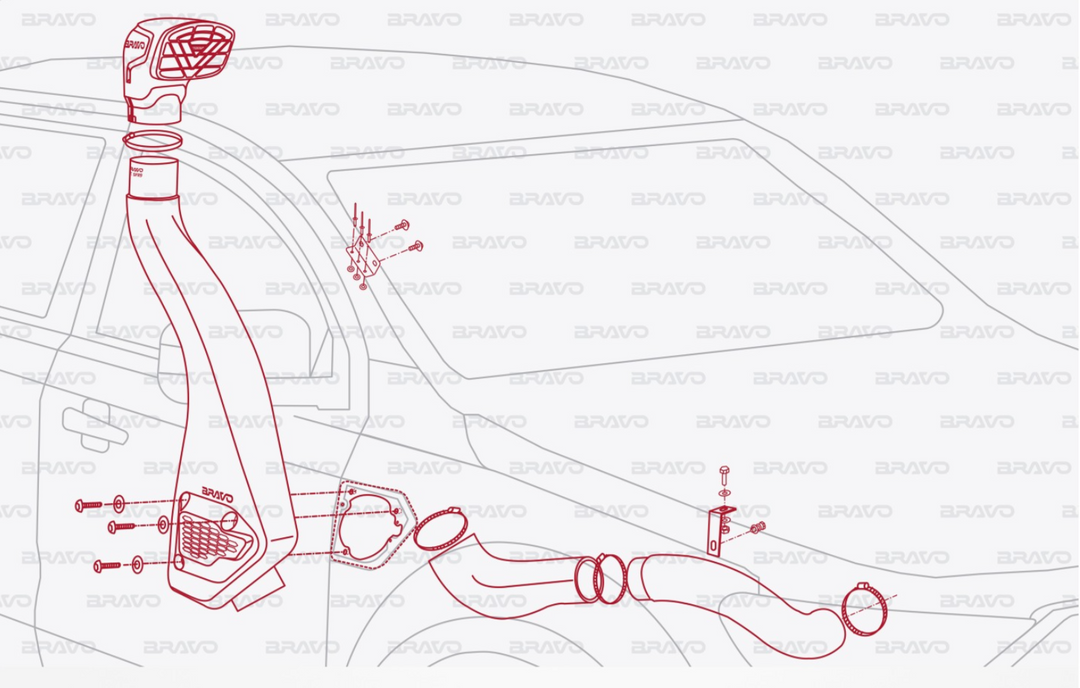 Snorkel Ford Ranger dal 2011 al 2022