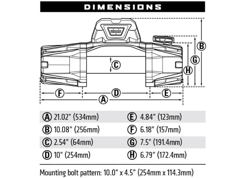 Verricello Warn VR EVO 8-S